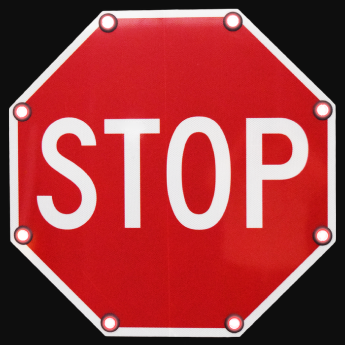 LED stop sign