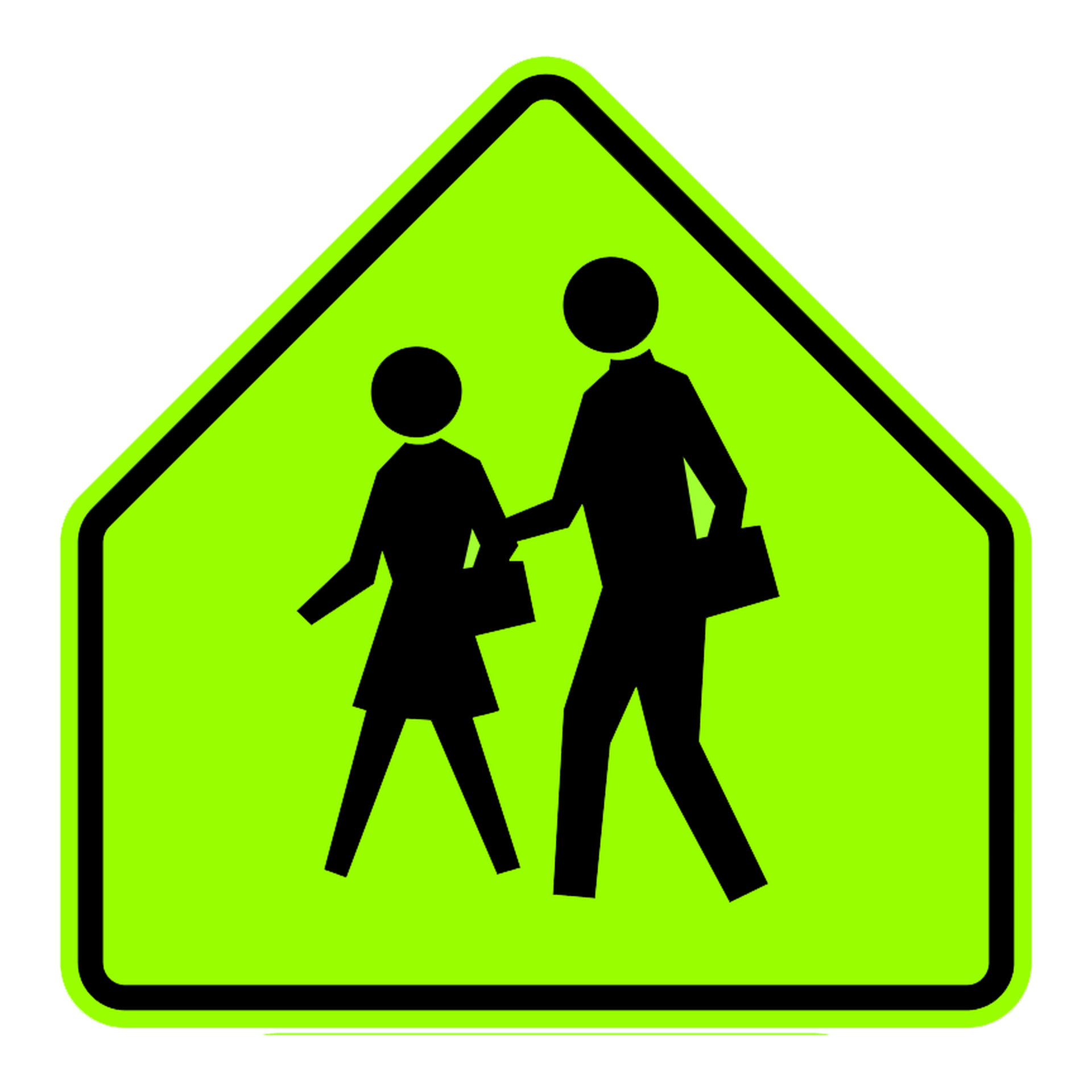 School Advance Warning Sign