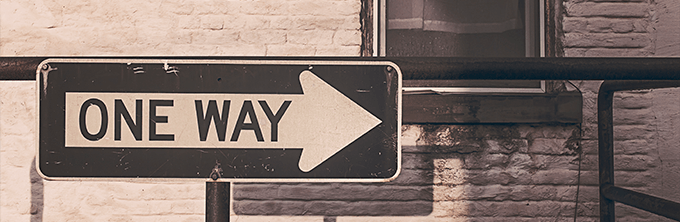 one way sign one way sign