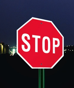 stop sign