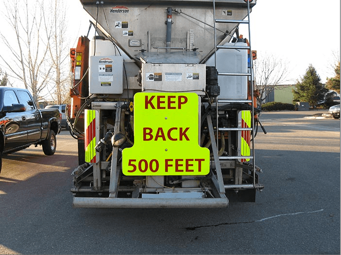 keep back 500 feet