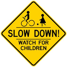 Slow Down Watch for Children