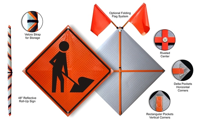 road work sign