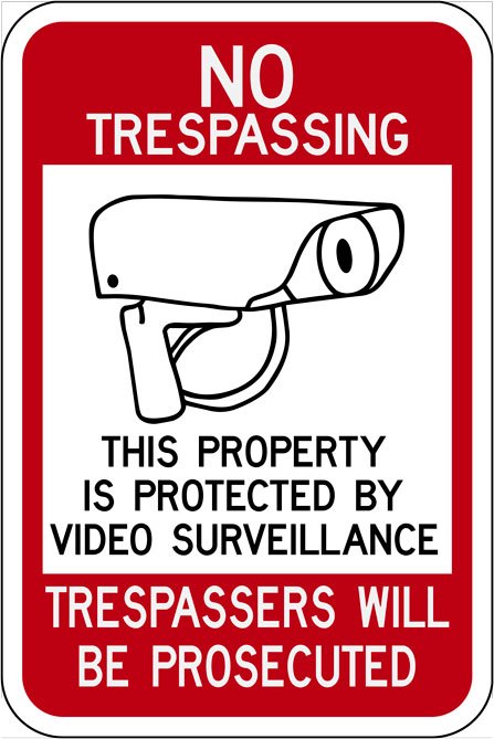 no trespassing